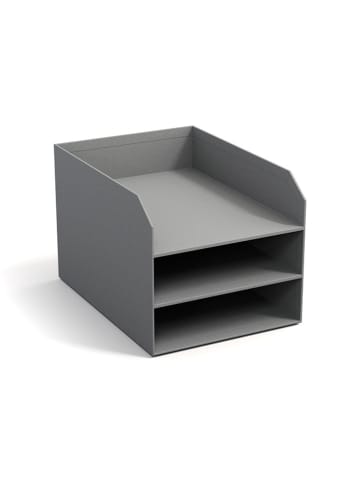 BigsoBox Organizer "Trey" w kolorze szarym na dokumenty - DIN A4