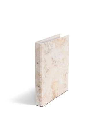 BigsoBox Ringmappe "Ringo" in Beige - DIN-A4