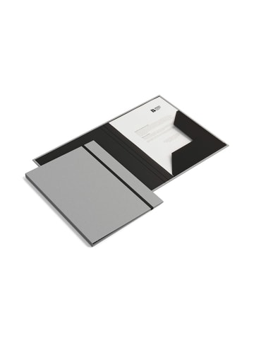 BigsoBox Sammelmappe "Paulina"  in Grau - DIN-A4