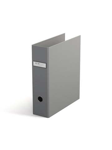 BigsoBox Ringordner "Archie" in Grau - DIN-A4