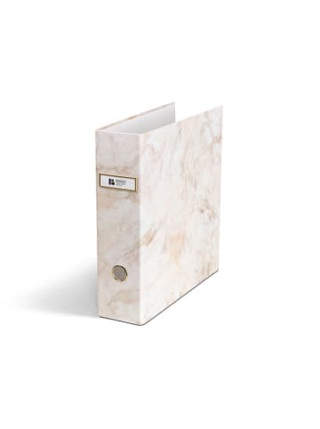 BigsoBox Ringordner "Archie" in Beige - DIN-A4