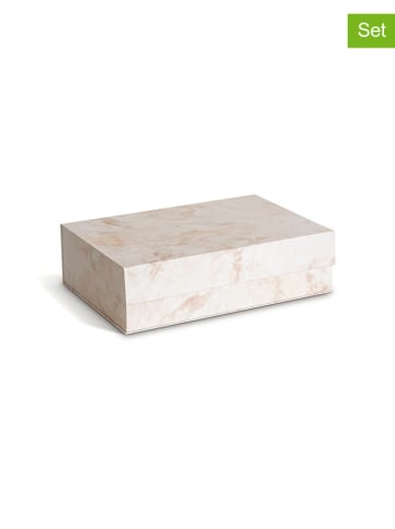 BigsoBox 3er-Set: Dokumentenboxen "Kian" in Beige