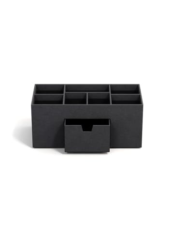 BigsoBox Organizer "Vendela" w kolorze czarnym na biurko - 10 x 8,5 x 10 cm
