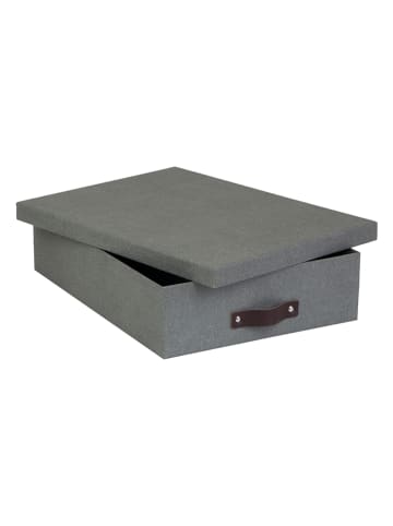 BigsoBox Dokumentenbox "Oskar" in Grau - (L)35 x (B)26 x (H)8,5 cm