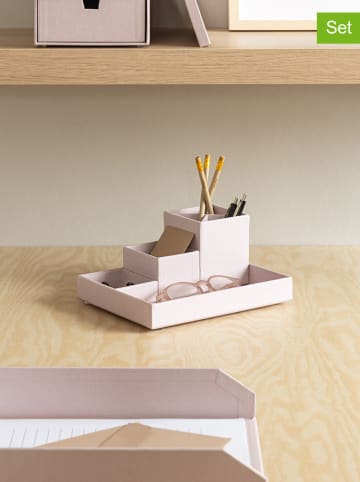 BigsoBox 4tlg. Set: Desktop-Organizer "Lena" in Rosa
