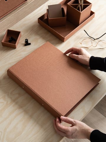 BigsoBox Ringmappe "Ringo" in Braun - DIN-A4
