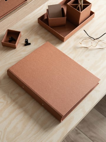 BigsoBox Ringmappe "Ringo" in Braun - DIN-A4