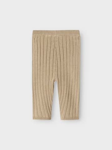 name it Legginsy "Omun" w kolorze beżowym