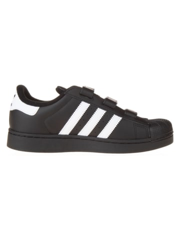 adidas Skórzane sneakersy "Superstar II" w kolorze czarnym