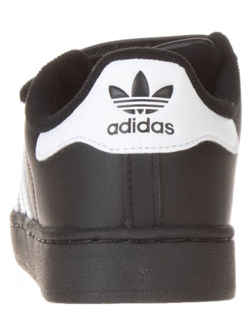 adidas Skórzane sneakersy "Superstar II" w kolorze czarnym