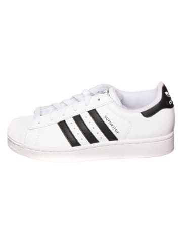 adidas Leder-Sneakers "Superstar II" in Weiß