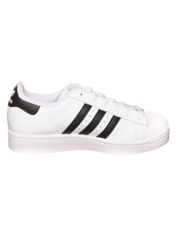 adidas Leder-Sneakers "Superstar II" in Weiß