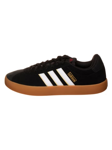 adidas Leder-Sneakers in Schwarz