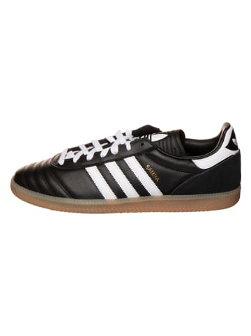 adidas Leder-Sneakers "Samba" in Schwarz
