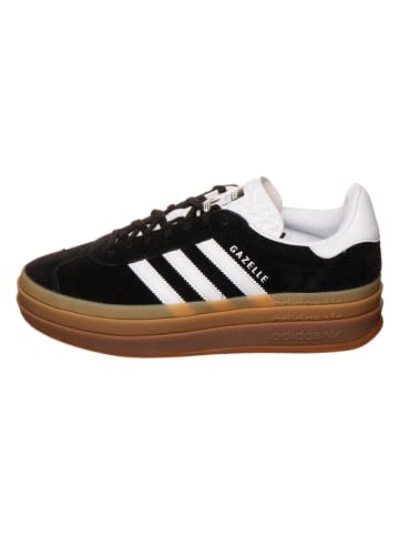 adidas Leder-Sneakers "Gazelle" in Schwarz