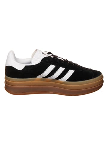 adidas Leder-Sneakers "Gazelle" in Schwarz