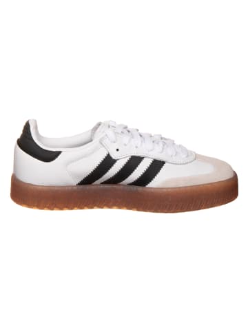adidas Leder-Sneakers "Samba" in Weiß