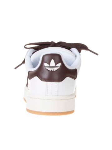 adidas Leder-Sneakers "Campus 00s" in Weiß/ Schwarz