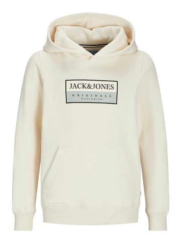 JACK & JONES Junior Hoodie "Frederiksberg" in Creme
