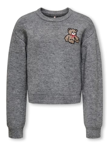 KIDS ONLY Sweter "Teddy" w kolorze szarym