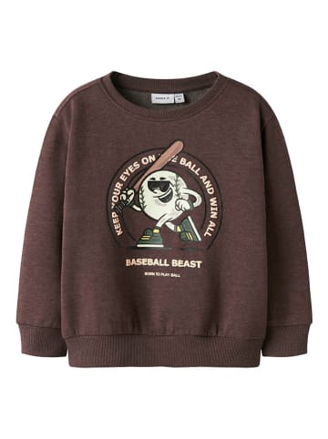 name it Sweatshirt "Olaf" in Braun