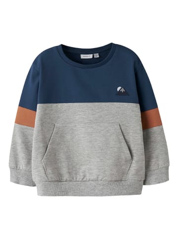 name it Bluza "Odie" w kolorze niebiesko-szarym