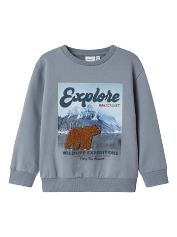 name it Sweatshirt "Oran" grijs