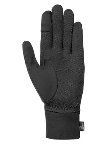 Reusch Rękawiczki funkcyjne "Lhasa TOUCH-TEC" w kolorze czarno-srebrnym