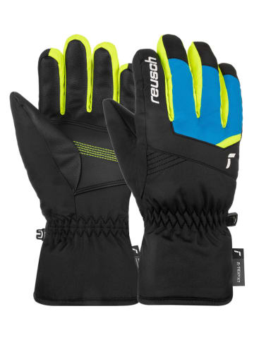 Reusch Funktionsfingerhandschuhe "Bennet" in Schwarz/ Hellblau
