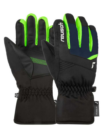 Reusch Funktionsfingerhandschuhe "Bennet" in Dunkelblau/ Grün