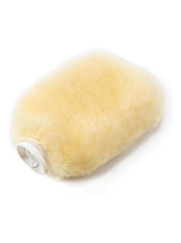 Hofbrucker Lammfell-Wärmflasche in Beige