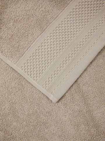 Lanerossi 2-częściowy zestaw ręczników w kolorze beżowym