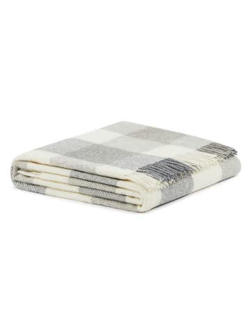 Lanerossi Wolldecke "Adamello" in Grau/ Creme - (L)250 x (B)220 cm