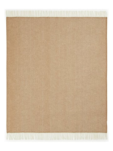 Lanerossi Wollen deken "Iseo" camel - (L)170 x (B)130 cm