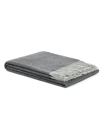 Lanerossi Wolldecke mit Kaschmiranteil in Grau - (L)180 x (B)130 cm