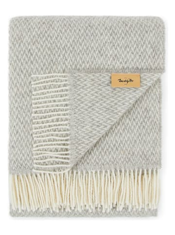 Lanerossi Wolldecke "Navigili" in Grau - (L)170 x (B)130 cm