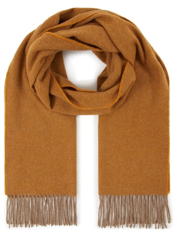 Lanerossi Wollen sjaal "Turati" okergeel - (L)190 x (B)30 cm