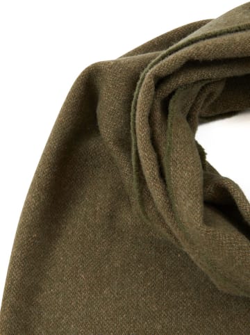 Lanerossi Wollschal "Turati" in Dunkelgrün - (L)190 x (B)30 cm