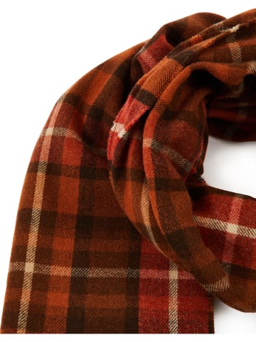 Lanerossi Wollschal in Rot/ Orange - (L)200 x (B)65 cm