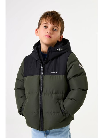 Garcia Steppjacke in Khaki/ Schwarz