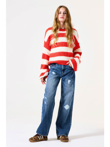 Garcia Trui rood/crème