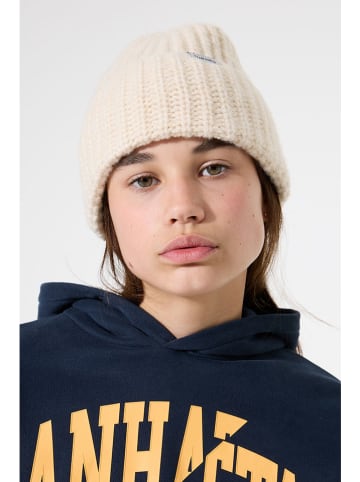 Garcia Czapka beanie w kolorze beżowym