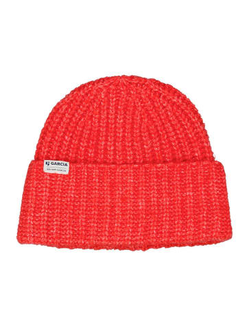 Garcia Czapka beanie w kolorze czerwonym