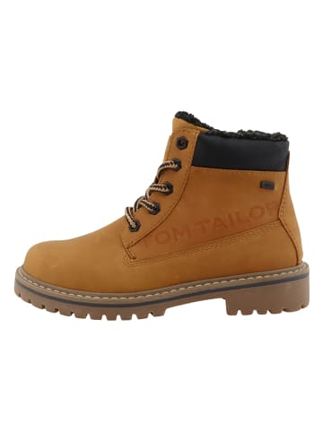 Tom Tailor Boots in Hellbraun