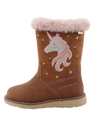 Tom Tailor Stiefel in Hellbraun