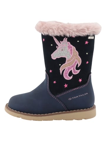 Tom Tailor Laarzen donkerblauw