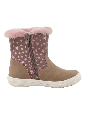 Tom Tailor Boots in Hellbraun/ Rosa
