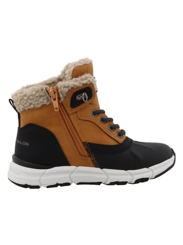 Tom Tailor Winterboots in Hellbraun/ Schwarz