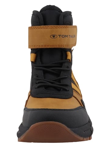 Tom Tailor Boots lichtbruin/zwart
