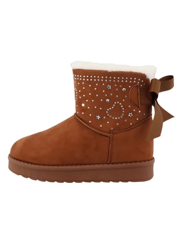 Tom Tailor Boots in Hellbraun